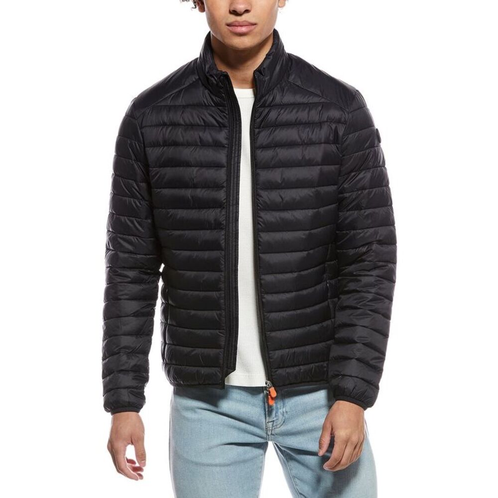 Save The Duck Mens  Alessandro Puffer Jacket, Black